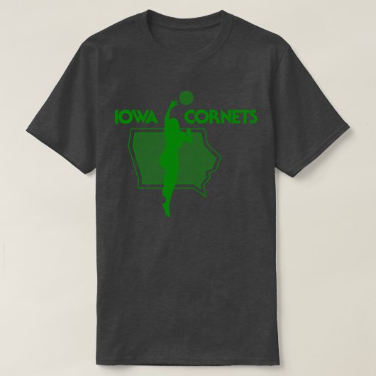 Oud-Iowa Cornets WBA 1978 T-shirt (Design voorkant)