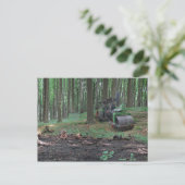 Oud Iron III - Dampfwalze Briefkaart (Staand voorkant)