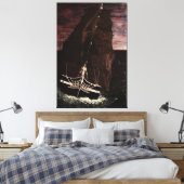 Oud Ironside USS-verdrag Canvas Afdruk (Insitu (Slaapkamer))