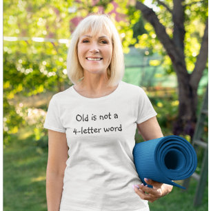 Oud is geen 4-letterig woord Tri-Blend shirt