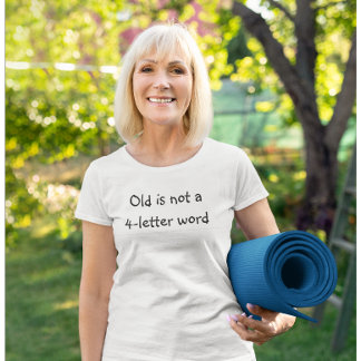 Oud is geen 4-letterig woord Tri-Blend shirt
