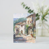 Oud Italiaans dorp Briefkaart (Staand voorkant)