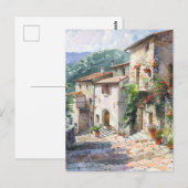 Oud Italiaans dorp Briefkaart (Voorkant / Achterkant)