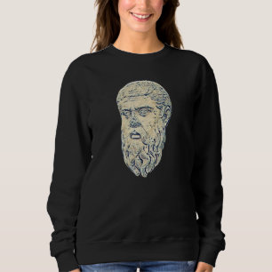 Oud Italië Romeinse Beeldhouwwerk Abstracte Leraar Trui