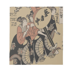 Oud Japans Afbeelding Notitieblok