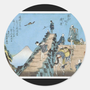 Oud Japans Kunst Sticker