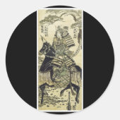 Oud Japans Kunst Sticker (Voorkant)