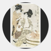 Oud Japans Kunst Sticker (Voorkant)