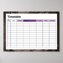 Oud Japans symbool Poster