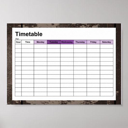 Oud Japans symbool Poster (Voorkant)