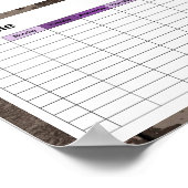 Oud Japans symbool Poster (Hoek)