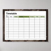 Oud Japans symbool Poster (Voorkant)