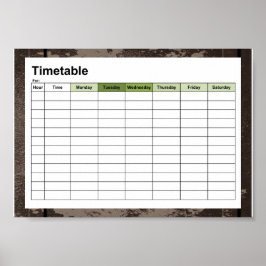 Oud Japans symbool Poster