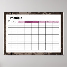 Oud Japans symbool Poster