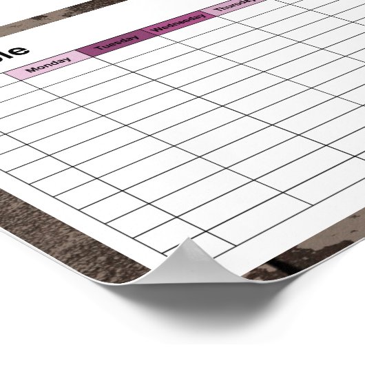 Oud Japans symbool Poster (Hoek)