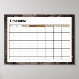 Oud Japans symbool Poster