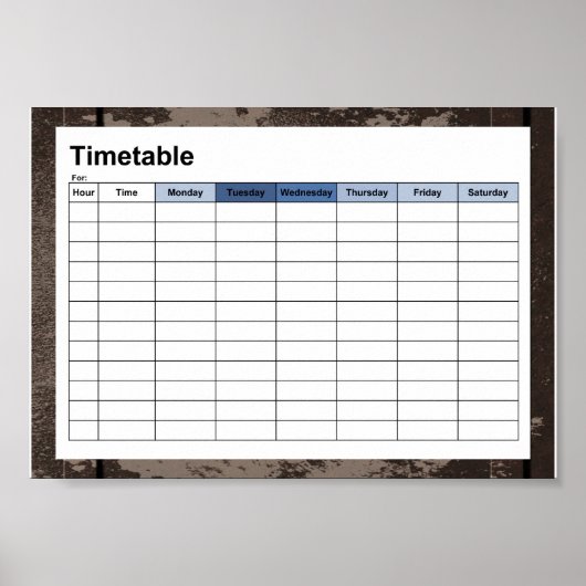 Oud Japans symbool Poster (Voorkant)