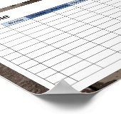 Oud Japans symbool Poster (Hoek)