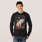 Oud Japans Wolf Cherry Blossom Wolf T-shirt (Voorkant volledig)