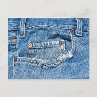 Oud Jeans Briefkaart