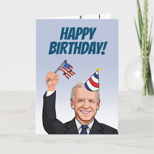 Oud Joe Biden Birthday Kaart (Voorkant)
