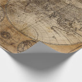 oud kaartpapier cadeaupapier (Hoek)