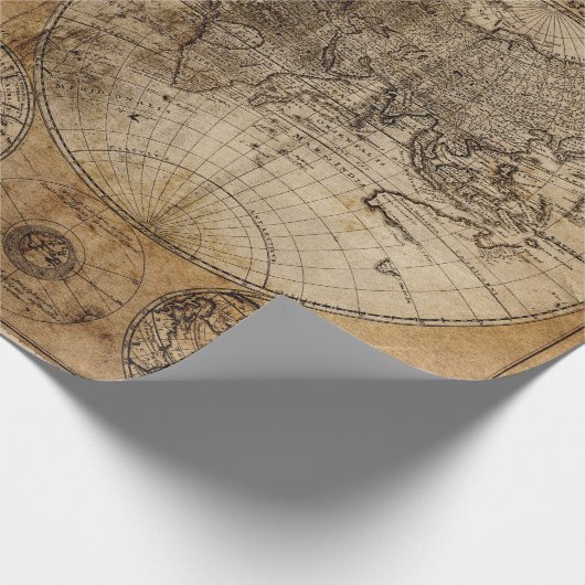 oud kaartpapier cadeaupapier (Hoek)