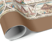 oud kaartpapier cadeaupapier (Rol Hoek)