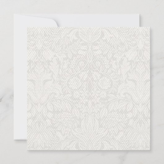 oud kant bruiloft uitnodiging Sjabloon (Achterkant)