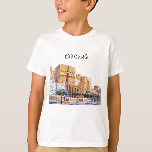 oud kasteel aleppo T-shirt (Voorkant)