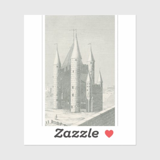 Oud kasteel in Duitsland Sticker (Vel)