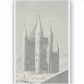 Oud kasteel in Duitsland Sticker (Voorkant)