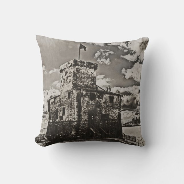 oud kasteel kussen (Voorkant)