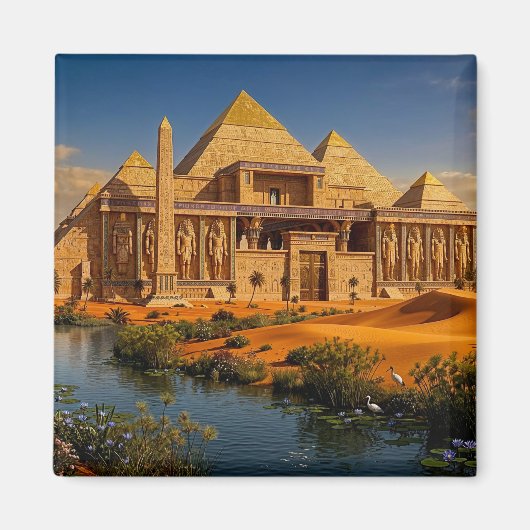 Oud Kasteel uit de Schroeiende Zandvlaktes Magneet (Voorkant)
