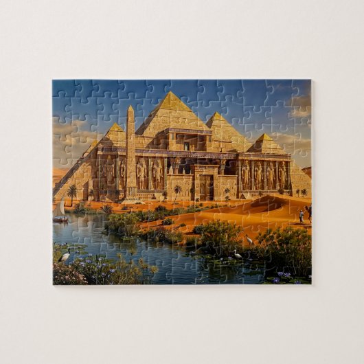 Oud Kasteel uit het Verschroeiende Zand Legpuzzel (Horizontaal)