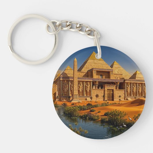 Oud Kasteel uit het Verschroeiende Zand Sleutelhanger (Voorkant)