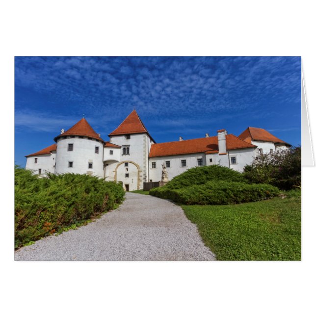 Oud kasteel, Varazdin, Kroatië (Voorkant Horizontaal)