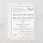 Oud Katholiek Trouwuitnodiging Kaart (Voorkant)