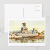 Oud Keizer Wilhelm-monument, Koblenz, Duitsland Briefkaart (Voorkant / Achterkant)