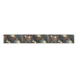 Oud Kerst Decoratie Patroon Grosgrain Lint