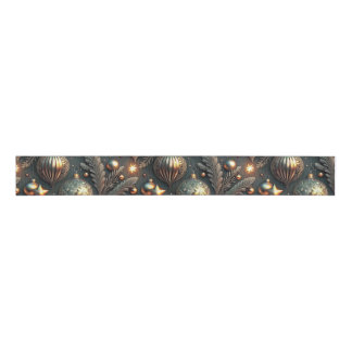 Oud Kerst Decoratie Patroon Grosgrain Lint