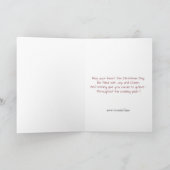 Oud kerst- en nieuwjaarsfeest feestdagen kaart (Binnen)