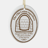 Oud Kerst Ornament van het Croton Aqueduct (Rechts)