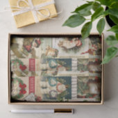 oud kerstcollage - onthoofdepapier tissuepapier (Geschenk)