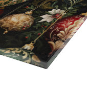 Oud kerstfantasie Bloempatroon Snijplank (Hoek)
