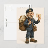 Oud Kerstfeest Briefkaart (Voorkant / Achterkant)