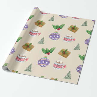 Oud Kerstfeest  Cadeaupapier