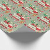 Oud Kerstfeest Cadeaupapier (Hoek)