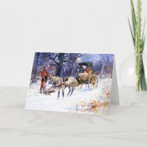 Oud Kerstfeest in New England (door Charles Russel