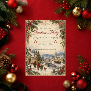 Oud Kerstfeest in Victoriaans dorp Kaart